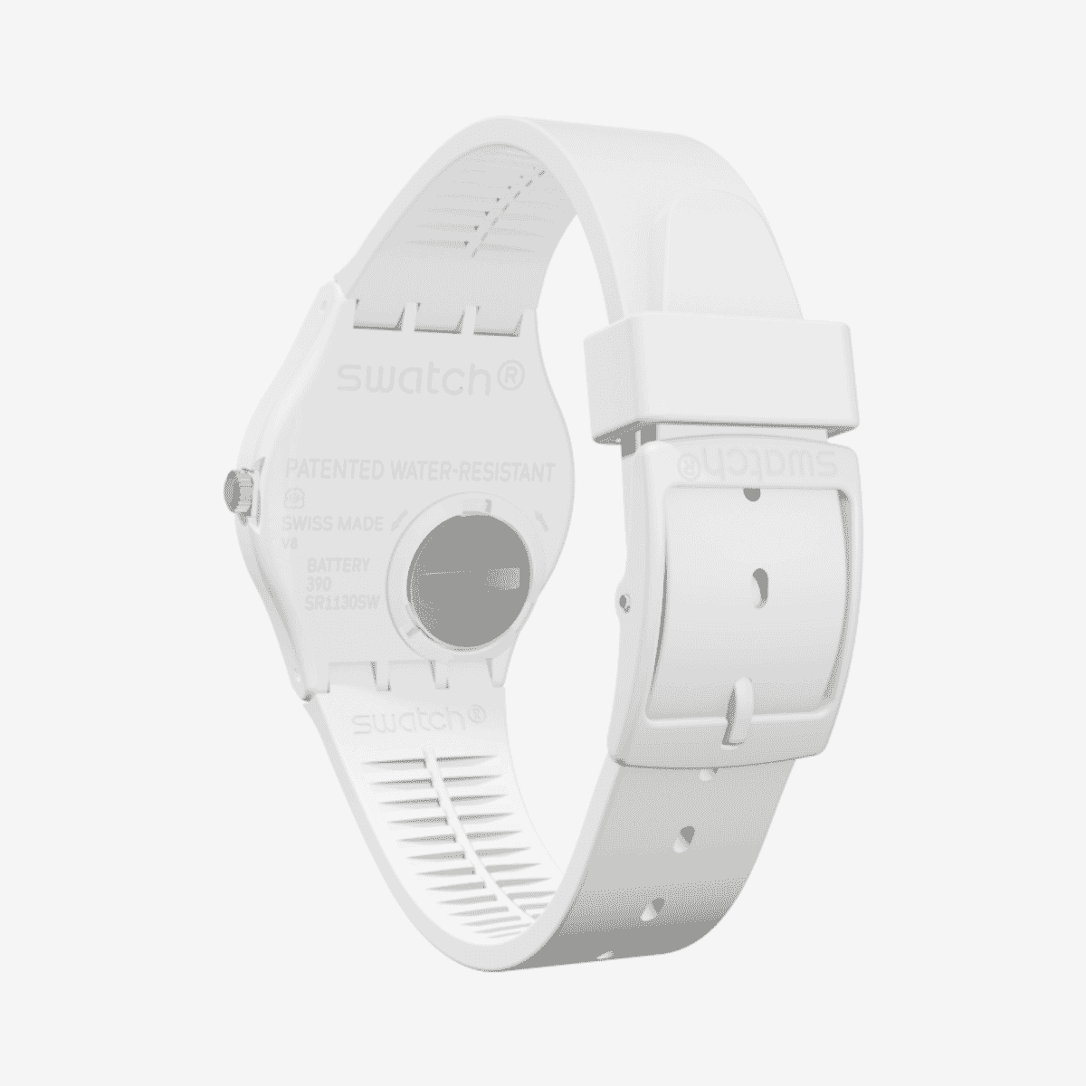 Reloj Swatch White Bishop, Correa Silicona Castejón Joyeros