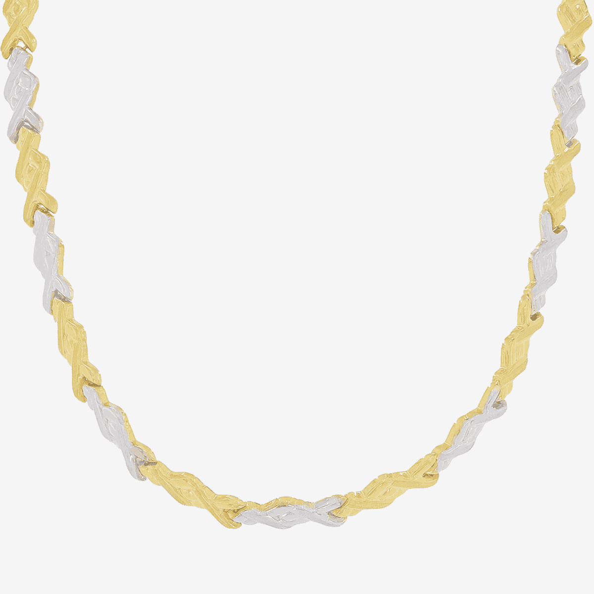 Collar Bicolor Tendered de Castejón en oro y plata - 258878