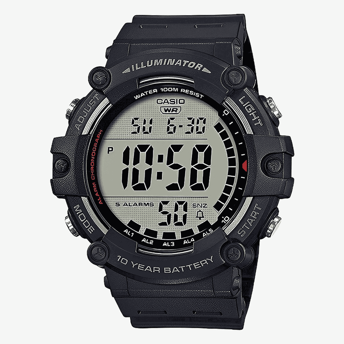 Reloj Casio Collection Brazalete Plástico Negro - AE-1500WH-1AVEF