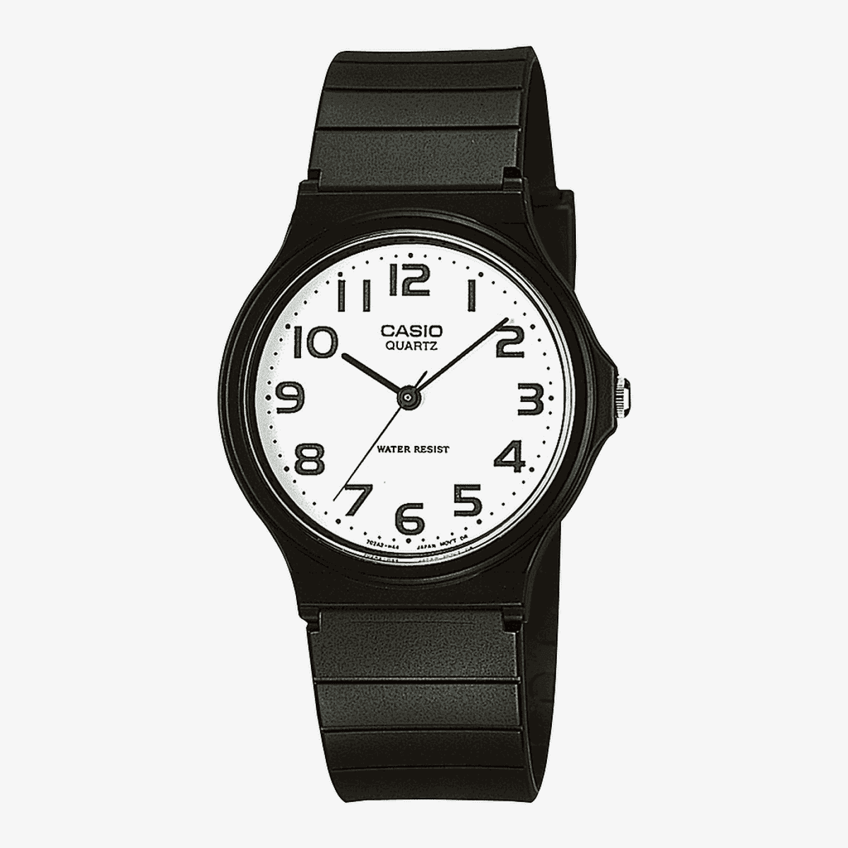 Reloj Casio Collection Plástico Negro Esfera Blanca - MQ-24-7B2LEG
