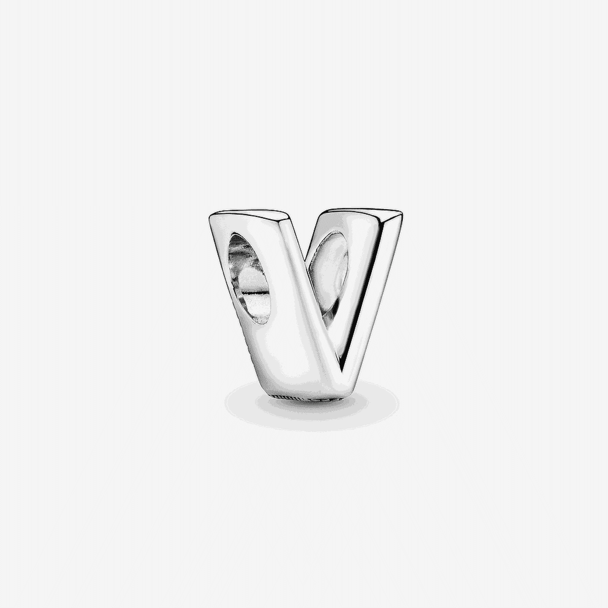 Charm Pandora en plata de ley Letra V - 797476