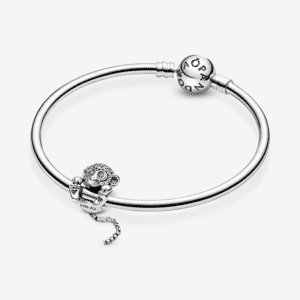 Charm Pandora en plata de ley Mono Brillante Castejon Joyeros