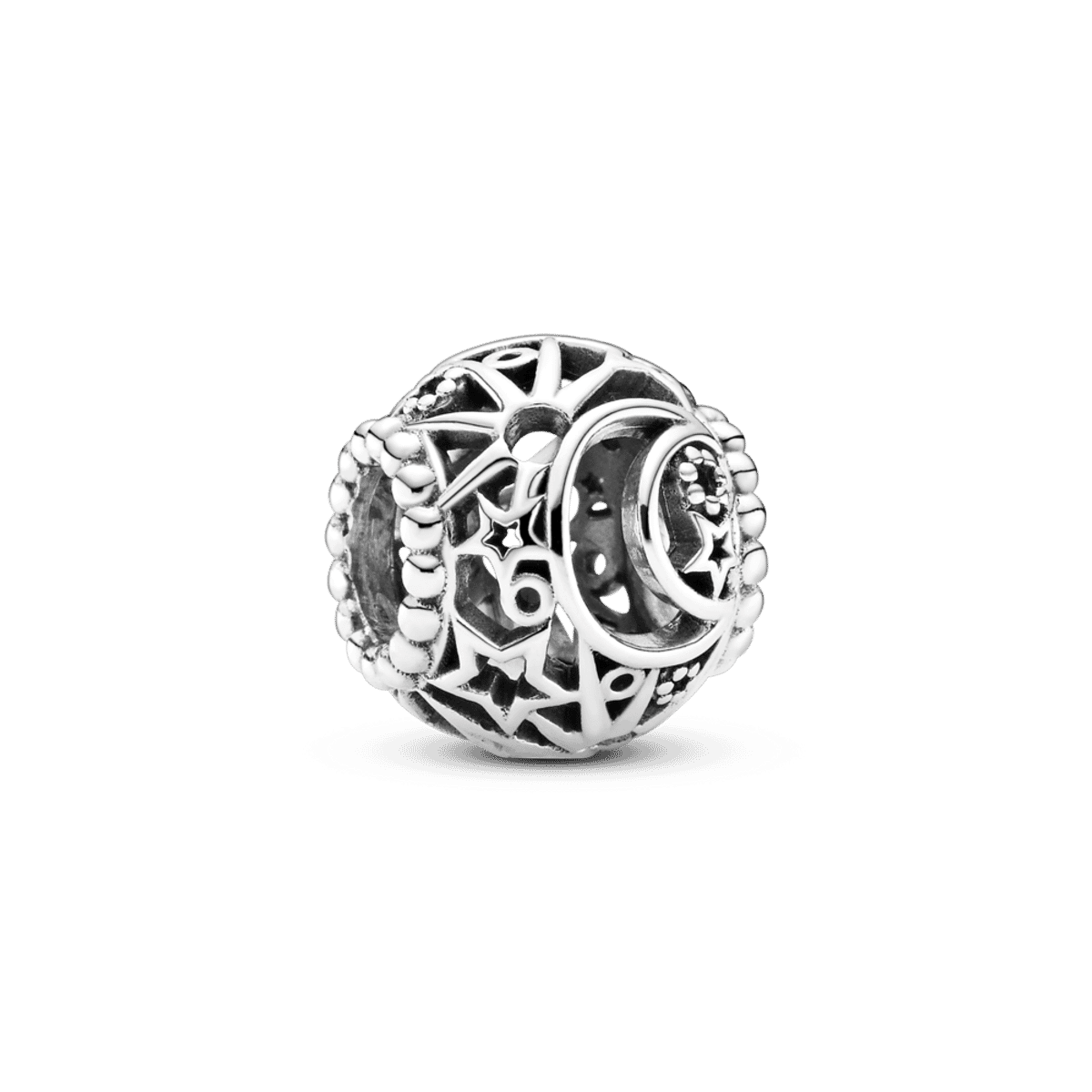 Charm Pandora Sol, Estrellas y Luna en Filigrana de plata de ley - 799183C00