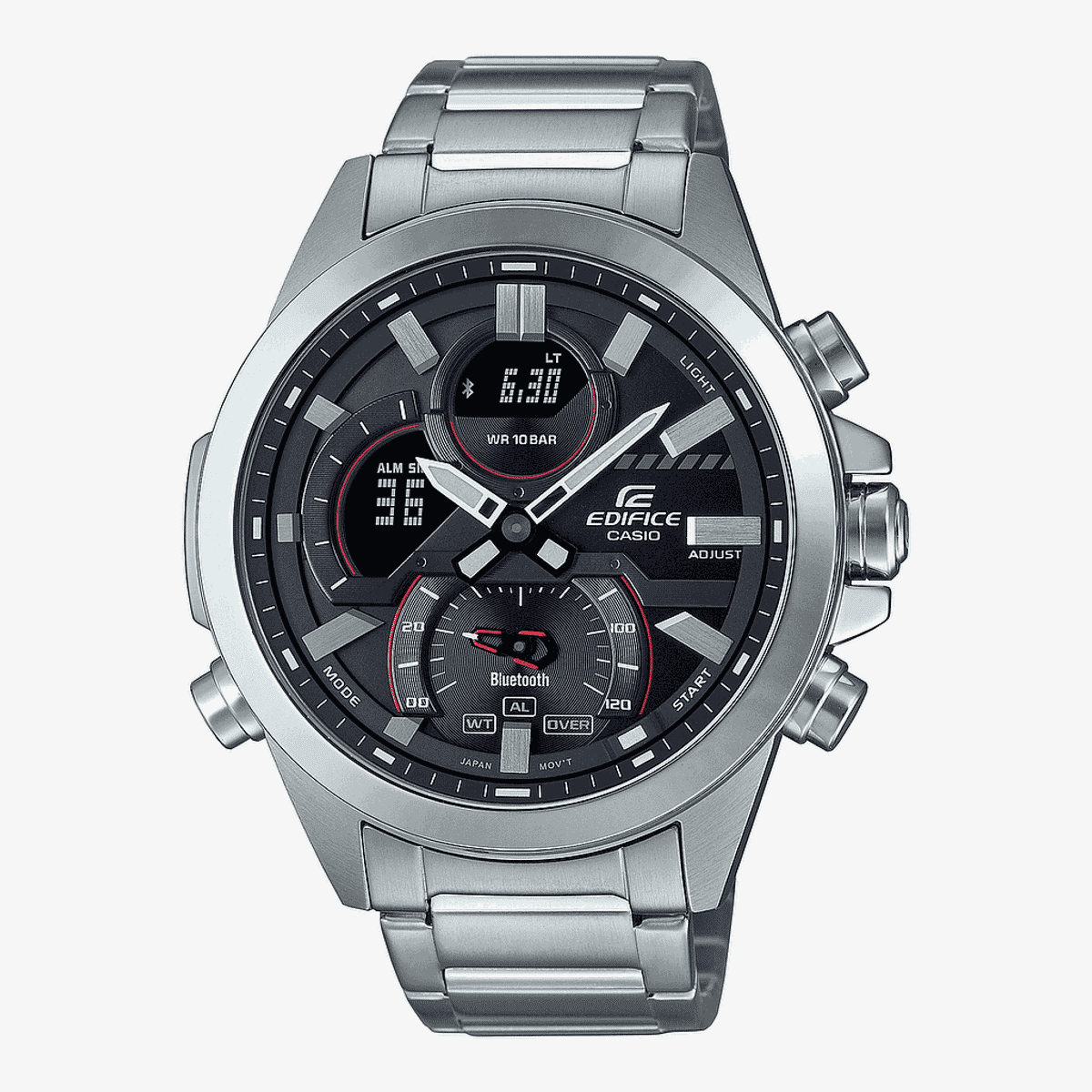 Reloj Casio Edifice Smartphone Acero Esfera Gris - ECB-30D-1AEF