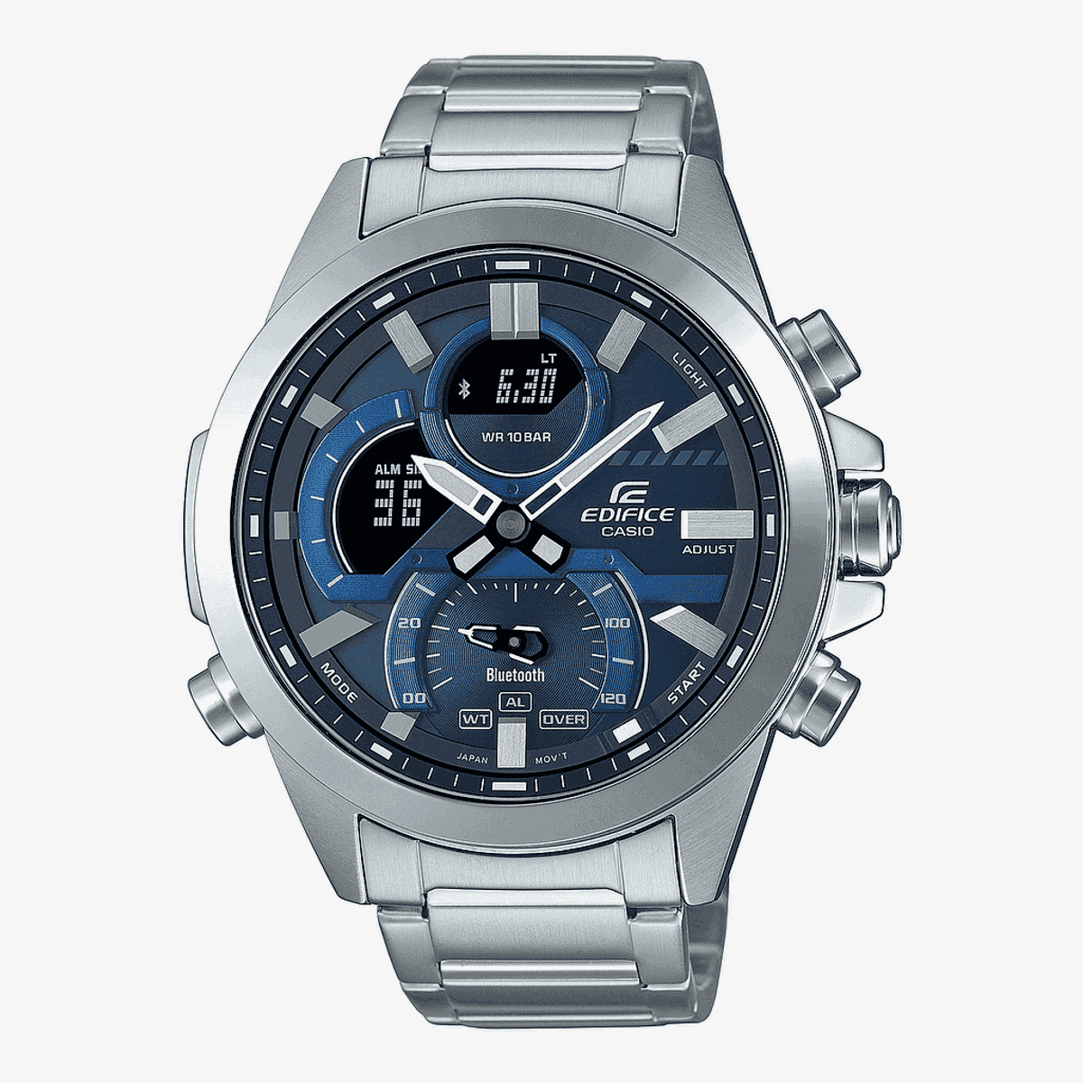 Reloj Casio Edifice Smartphone Acero Esfera Azul - ECB-30D-2AEF