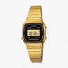 Reloj Casio Vintage Mini Acero Dorado Esfera Negra Digital LA670WEGA-1EF