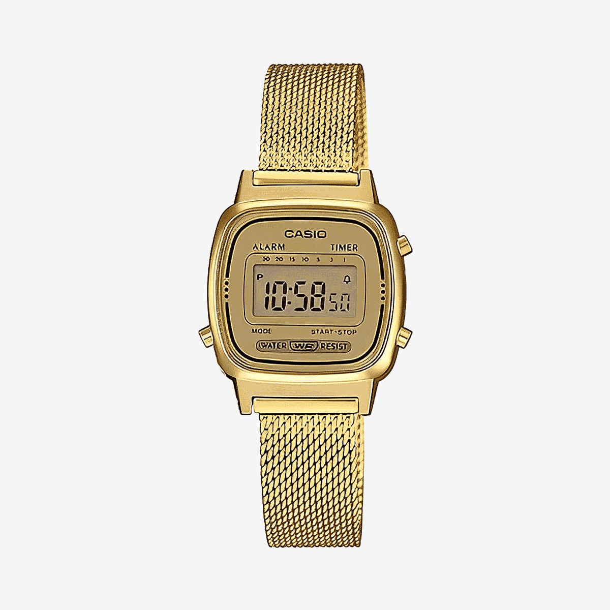 Reloj Casio Vintage Mini Acero de Malla Dorado - LA670WEMY-9EF Reloj Casio Vintage Mini Acero de Malla Dorado - LA670WEMY-9EF