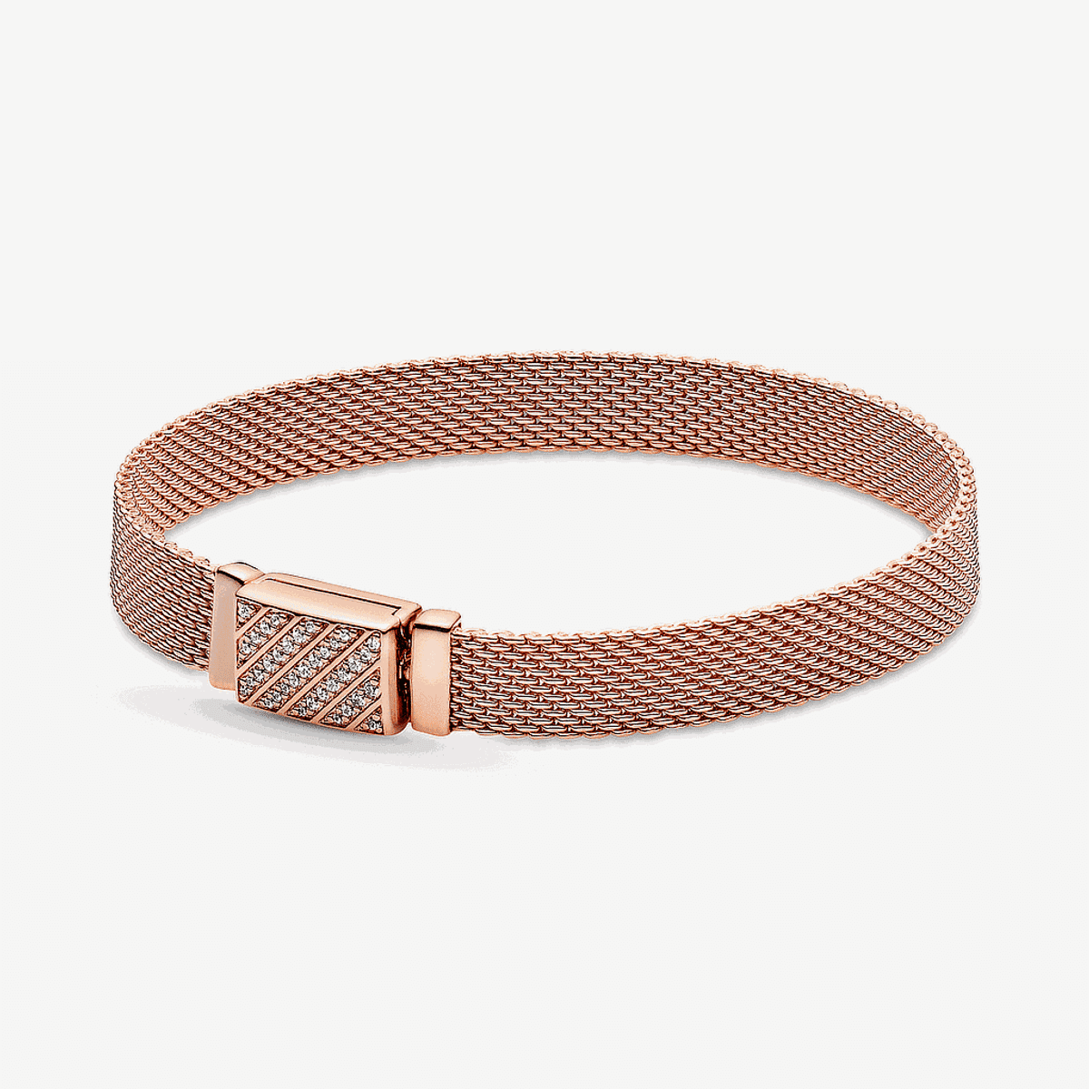 Pulsera de Pandora Reflexions con Cierre Largo en Pavé - 589358C01